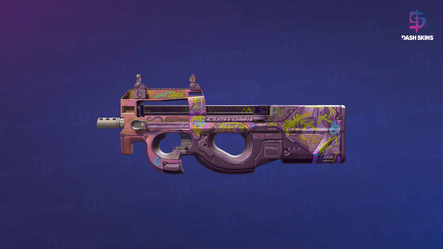 P90 | Neoqueen (Battle-Scarred) Screenshot Playside