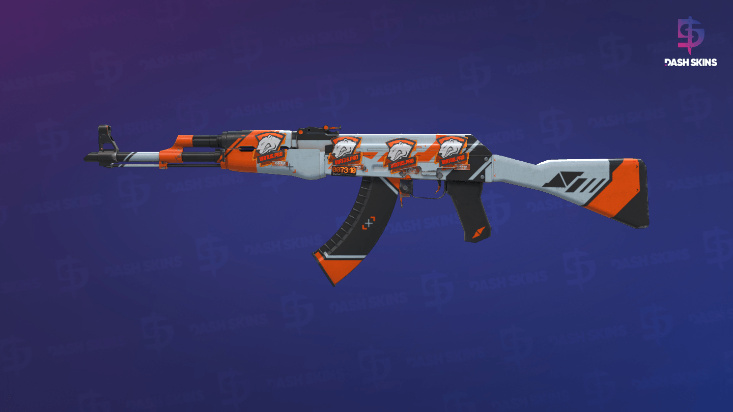 StatTrak™ AK-47 | Asiimov (Minimal Wear) Screenshot Playside