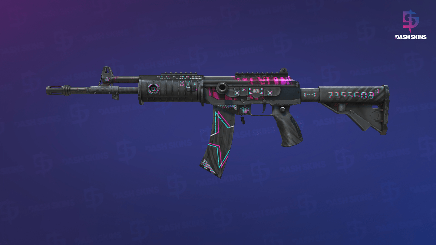 Galil AR | Chromatic Aberration (Battle-Scarred) Screenshot Playside