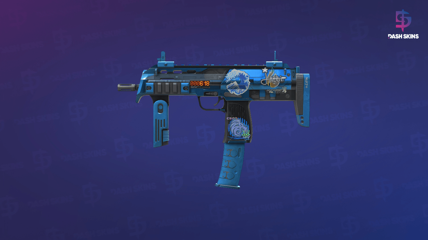 StatTrak™ MP7 | Cirrus (Minimal Wear) Screenshot Playside