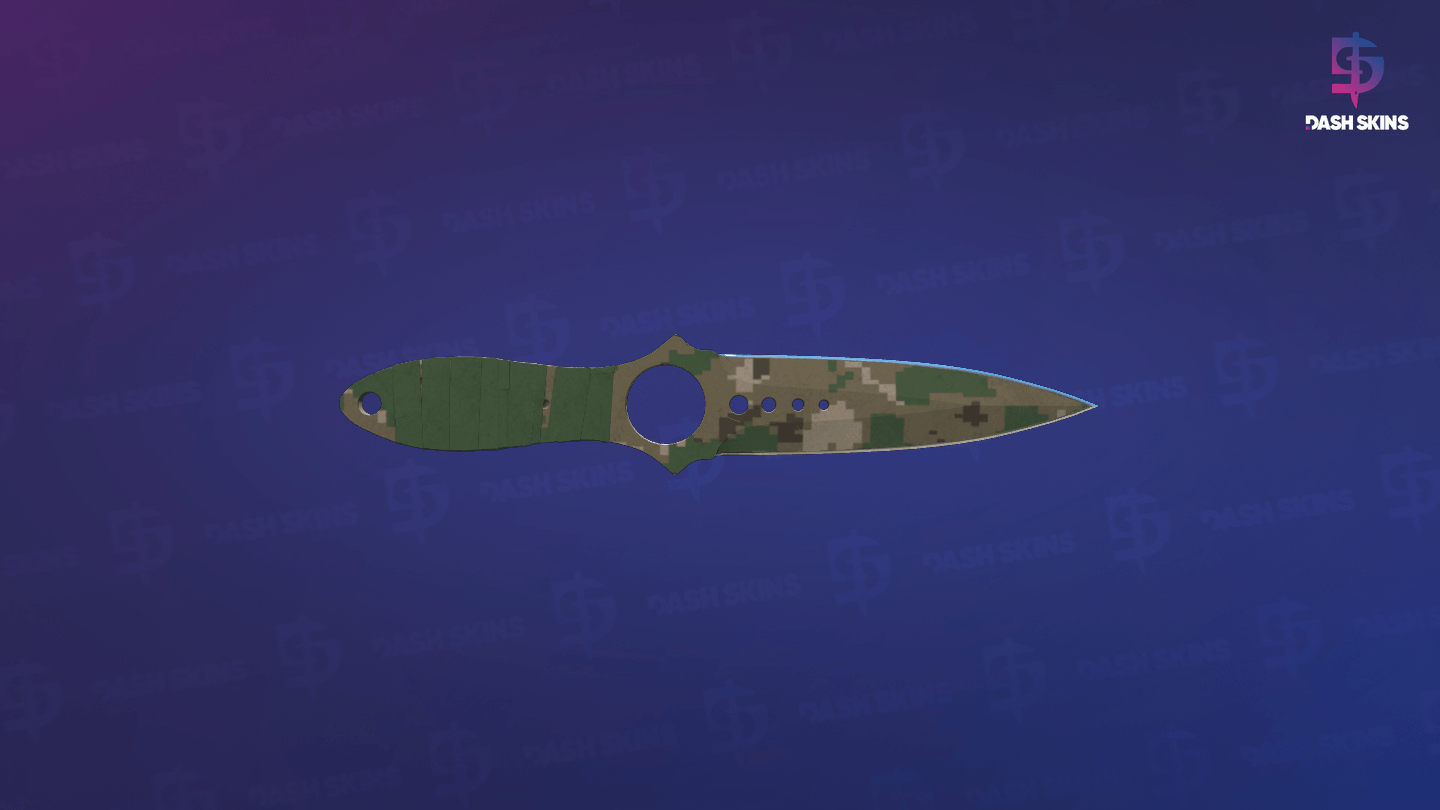 ★ Skeleton Knife | Forest DDPAT (Well-Worn) Screenshot Playside