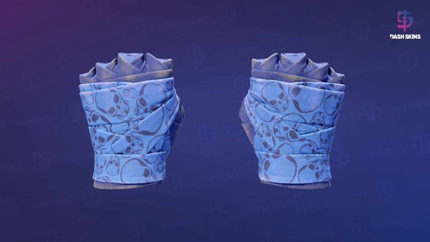 ★ Hand Wraps | Cobalt Skulls (Field-Tested) Screenshot Playside