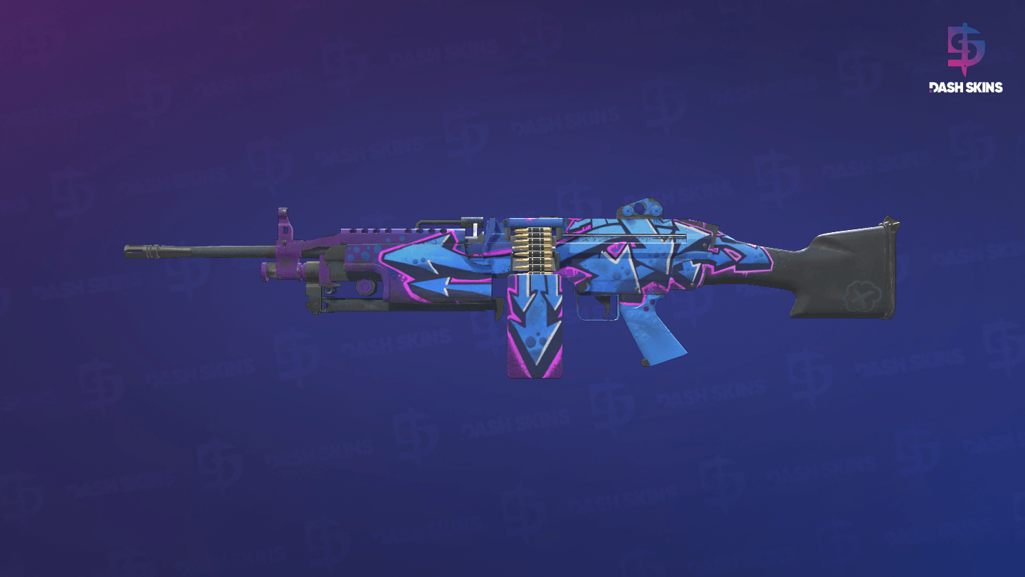 M249 | Downtown (Factory New) Screenshot Playside