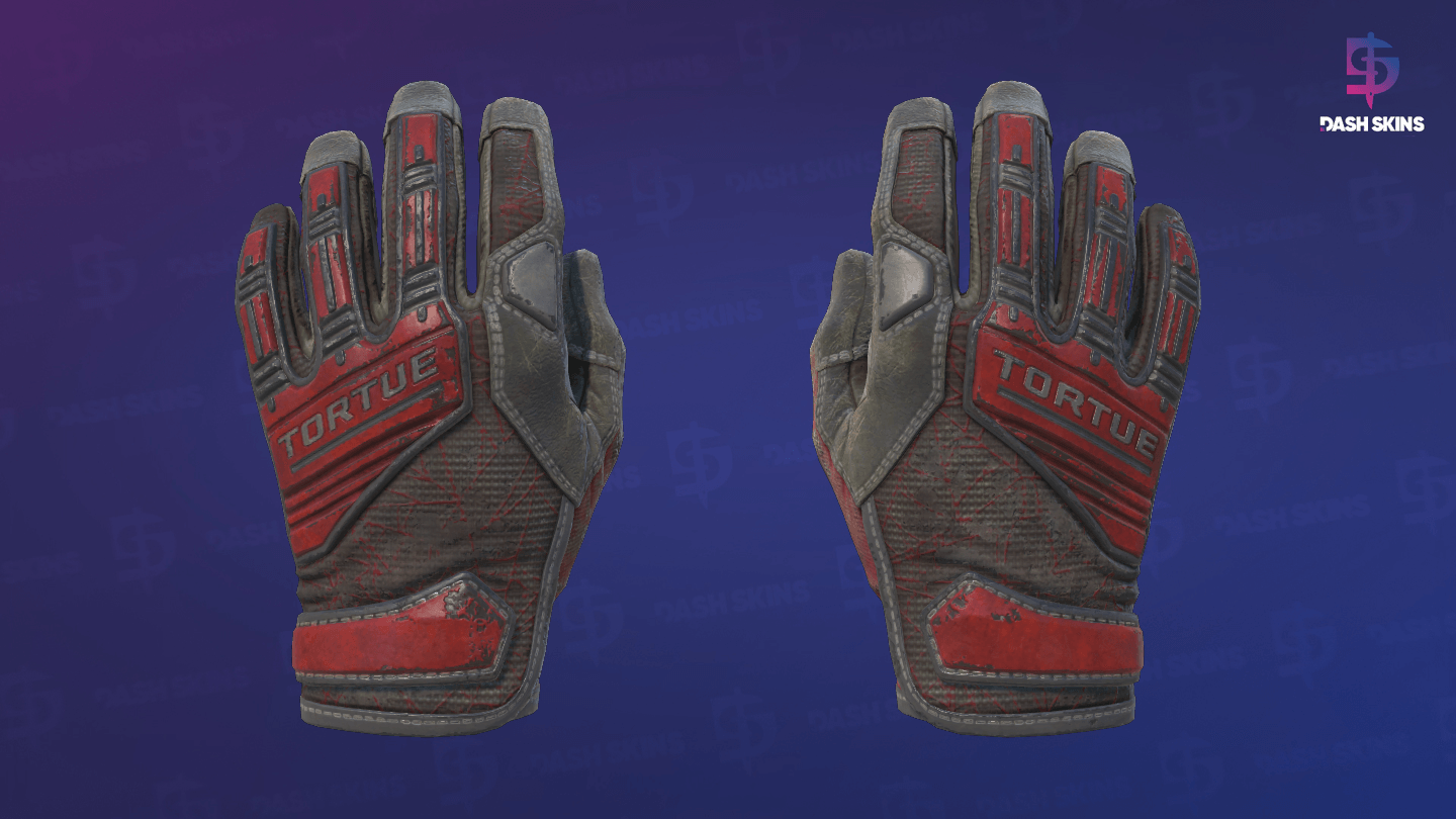 ★ Specialist Gloves | Crimson Web (Battle-Scarred) Screenshot Playside