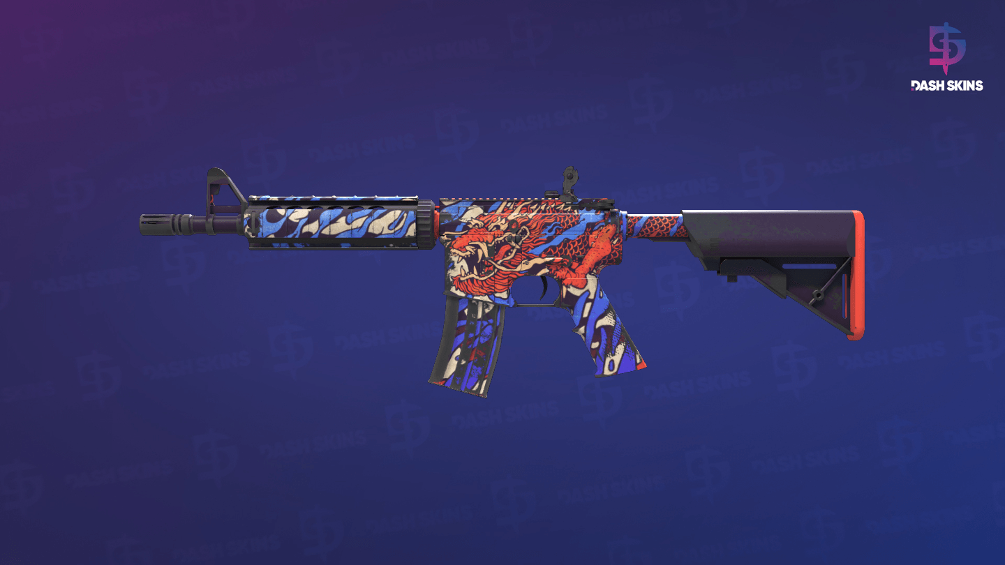 M4A4 | 龍王 (Dragon King) (Field-Tested) Screenshot Playside