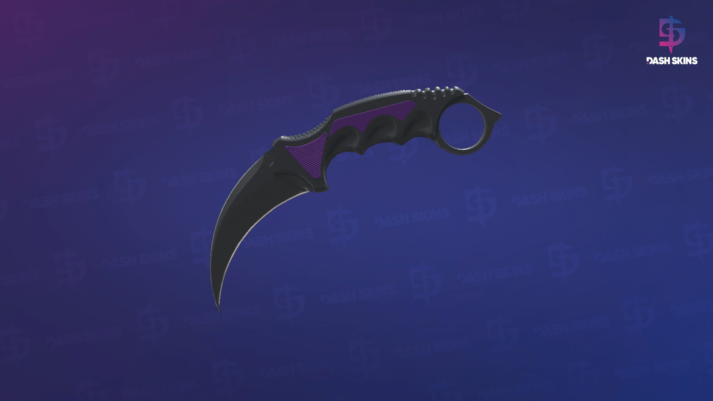 ★ Karambit | Ultraviolet (Minimal Wear) Screenshot Playside