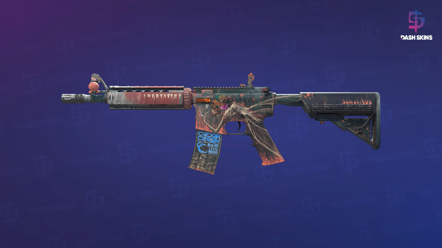 StatTrak™ M4A4 | Tooth Fairy (Field-Tested) Screenshot Playside