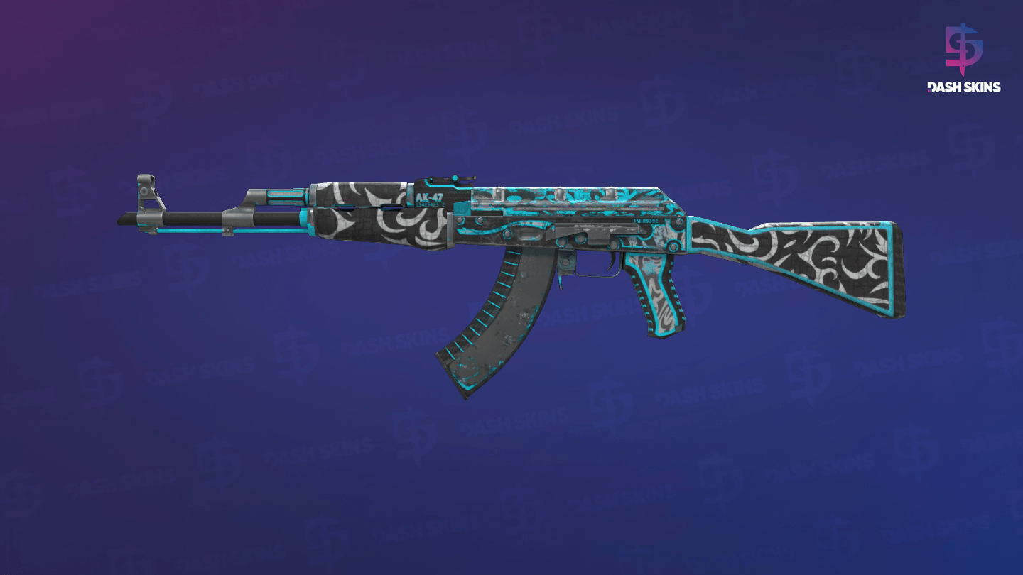 AK-47 | Frontside Misty (Battle-Scarred) Screenshot Playside