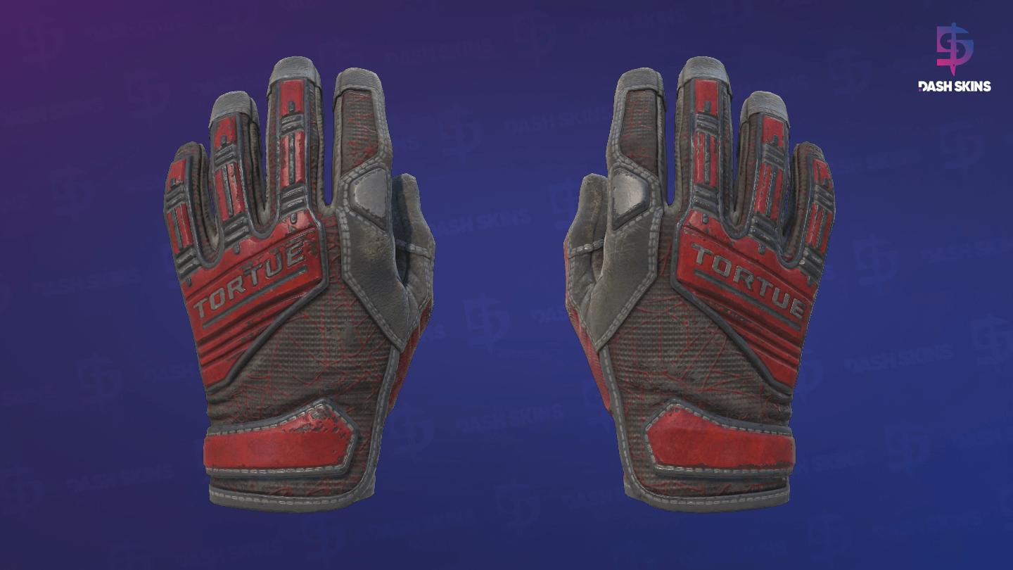 ★ Specialist Gloves | Crimson Web (Battle-Scarred) Screenshot Playside