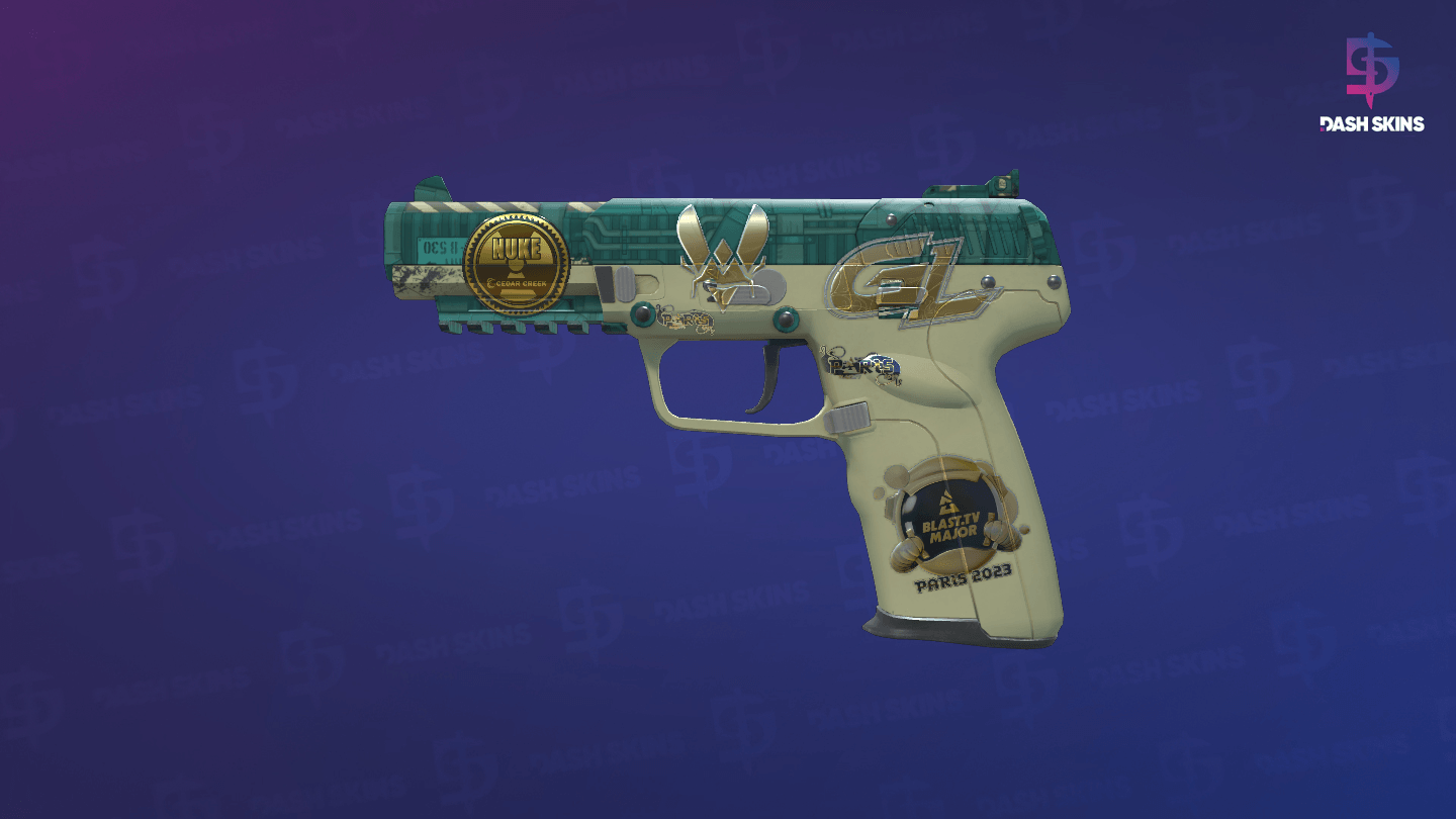 Souvenir Five-SeveN | Coolant (Factory New) Screenshot Playside