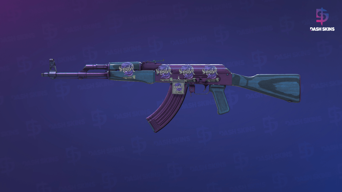 AK-47 | Midnight Laminate (Field-Tested) Screenshot Playside
