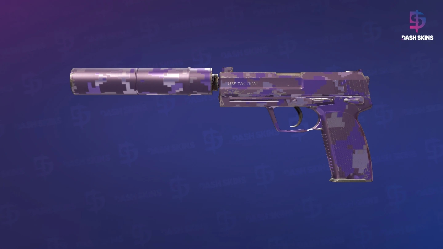 USP-S | Purple DDPAT (Minimal Wear) Screenshot Playside