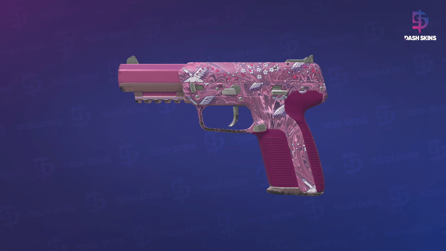 Five-SeveN | Fraise Crane (Minimal Wear) Screenshot Playside
