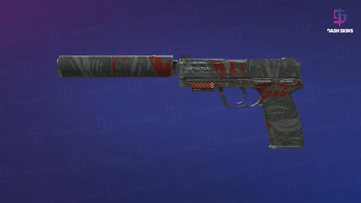 StatTrak™ USP-S | Blood Tiger (Field-Tested) Screenshot Playside