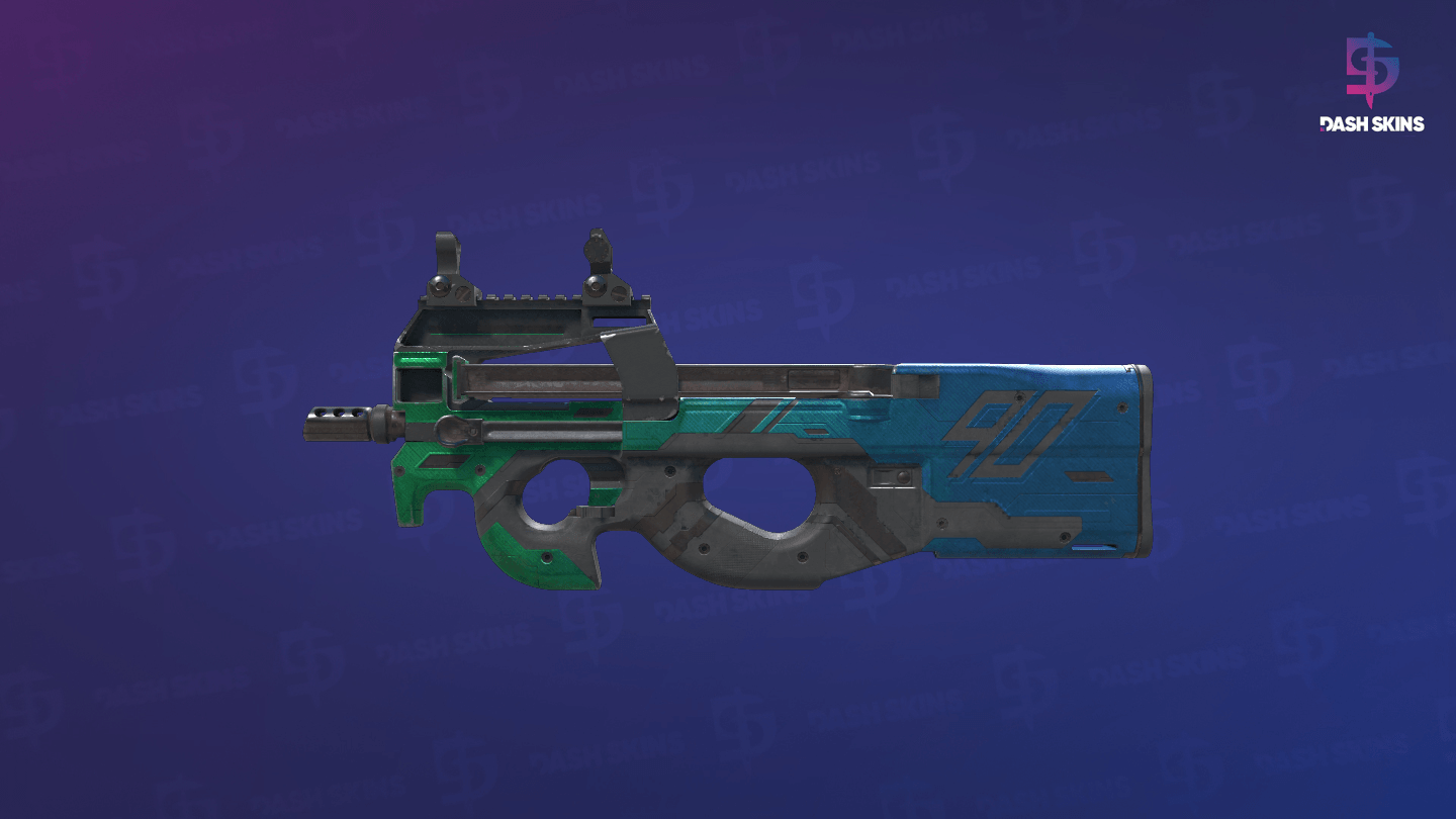 P90 | Wave Breaker (Battle-Scarred) Screenshot Playside