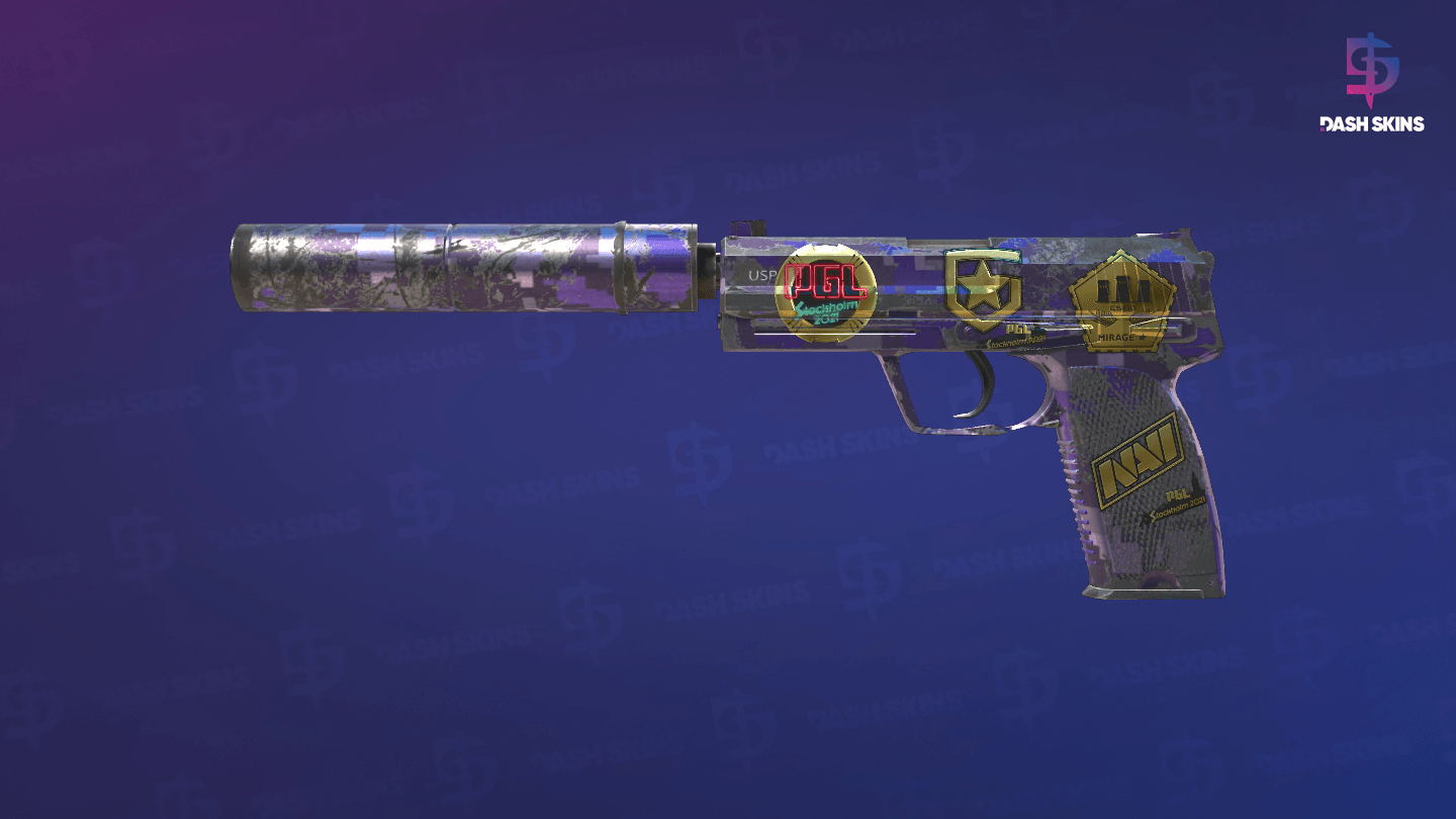Souvenir USP-S | Purple DDPAT (Well-Worn) Screenshot Playside