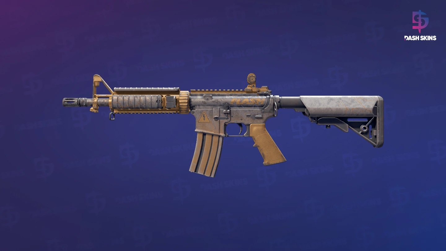 M4A4 | Sheet Lightning (Well-Worn) Screenshot Playside