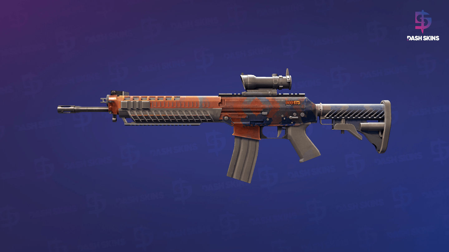 StatTrak™ SG 553 | Danger Close (Minimal Wear) Screenshot Playside