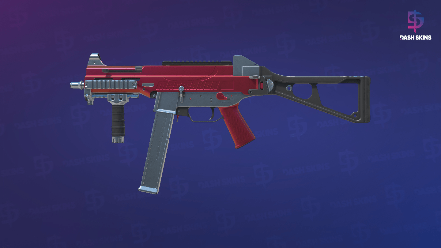 UMP-45 | Crimson Foil (Field-Tested) Screenshot Playside