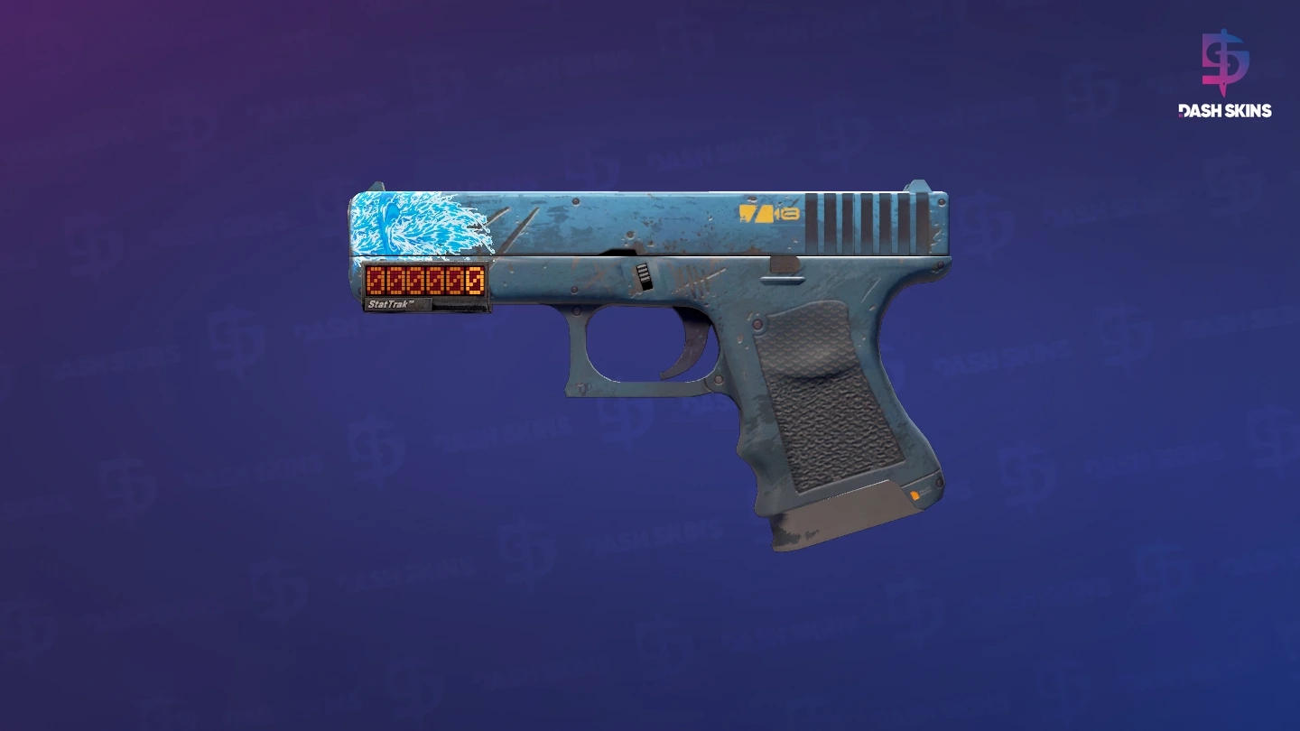 StatTrak™ Glock-18 | Off World (Well-Worn) Screenshot Playside