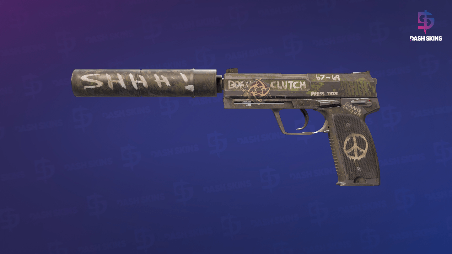 USP-S | Flashback (Well-Worn) Screenshot Playside