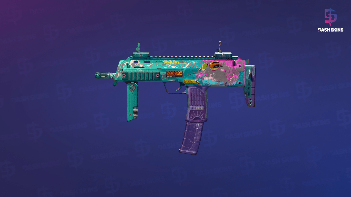StatTrak™ MP7 | Smoking Kills (Battle-Scarred) Screenshot Playside