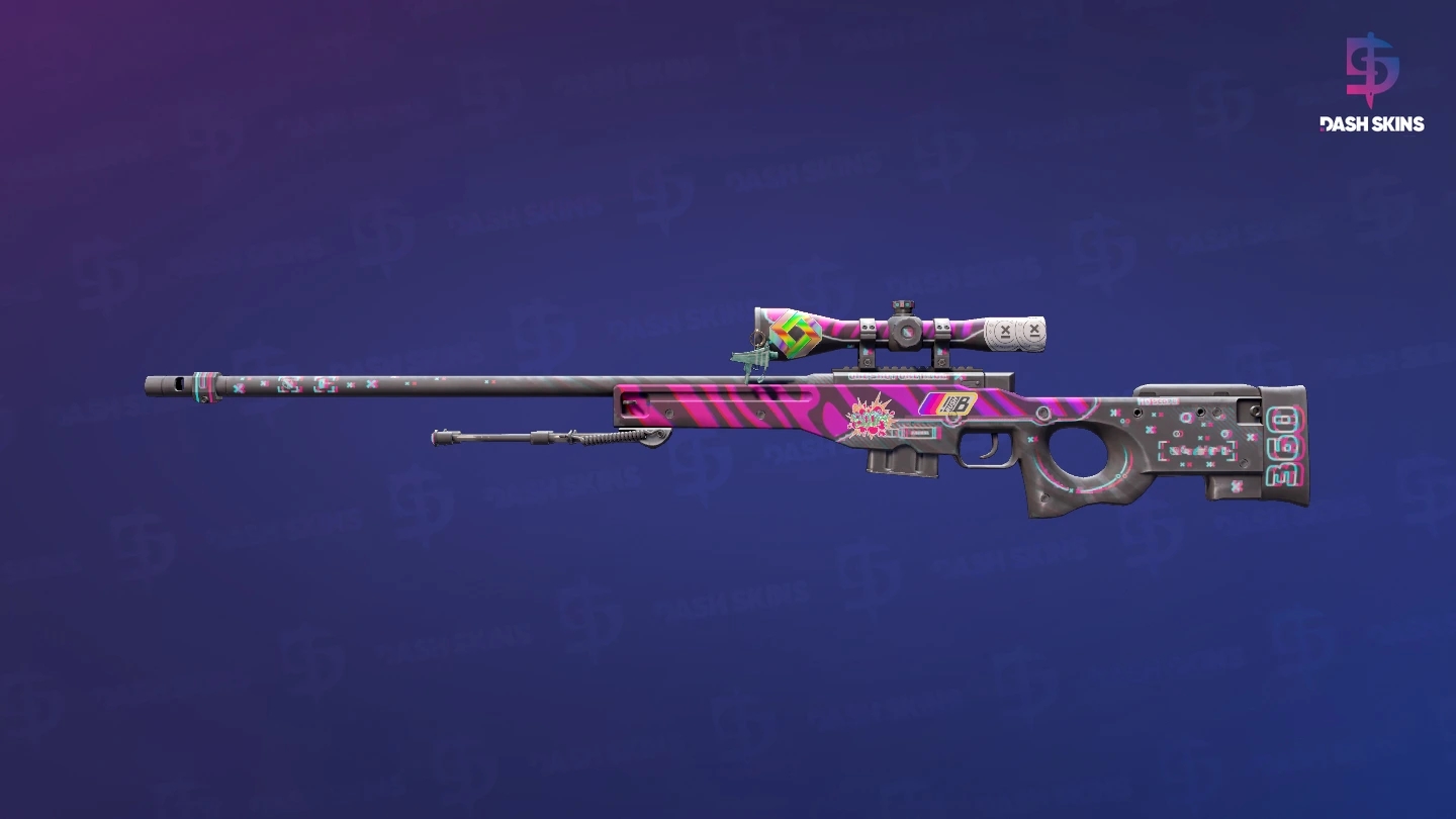 AWP | Chromatic Aberration (Minimal Wear) Screenshot Playside