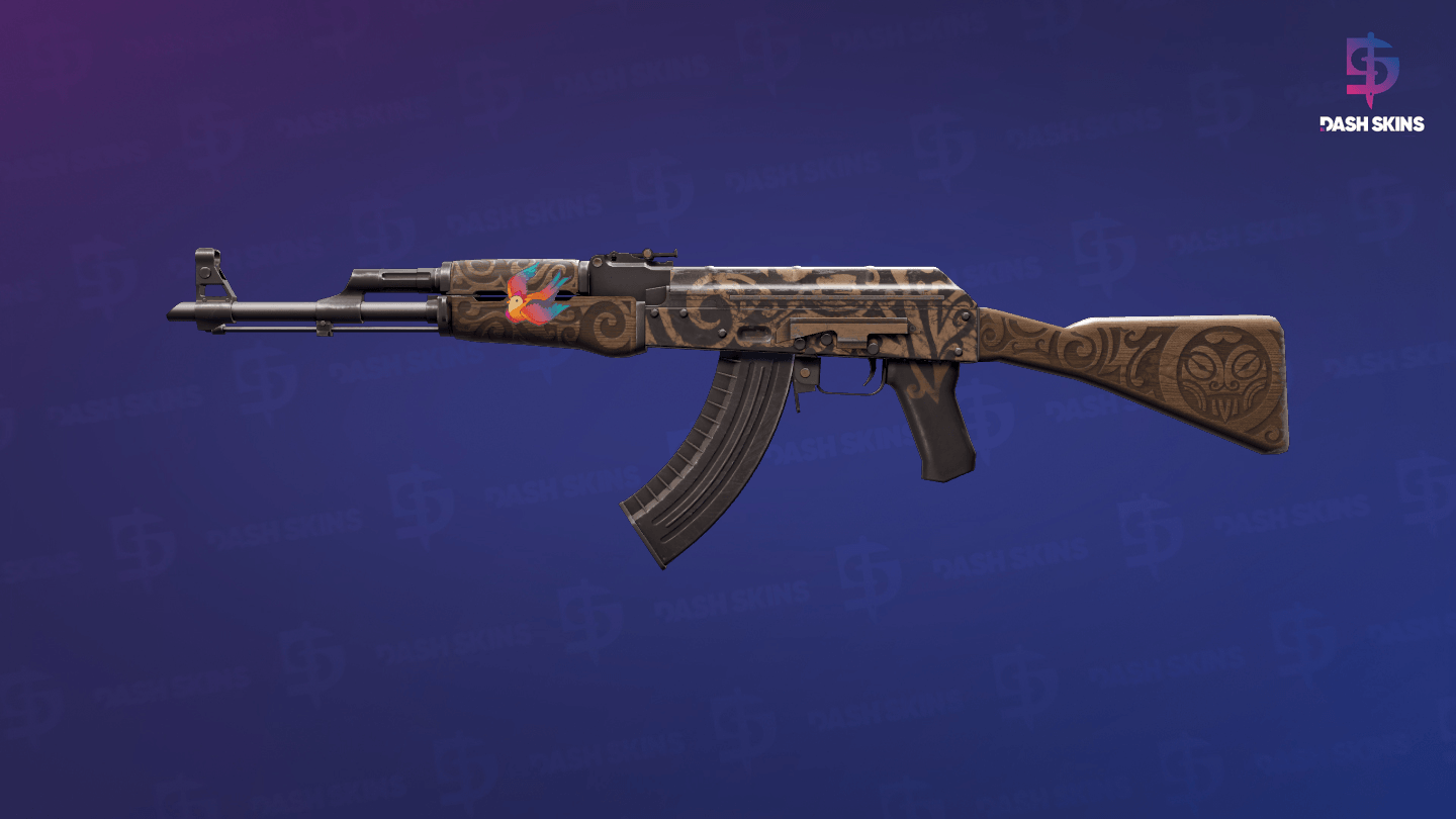 AK-47 | Uncharted (Minimal Wear) Screenshot Playside