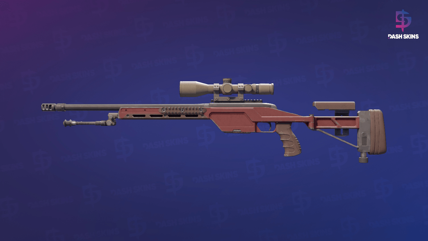 SSG 08 | Red Stone (Field-Tested) Screenshot Playside
