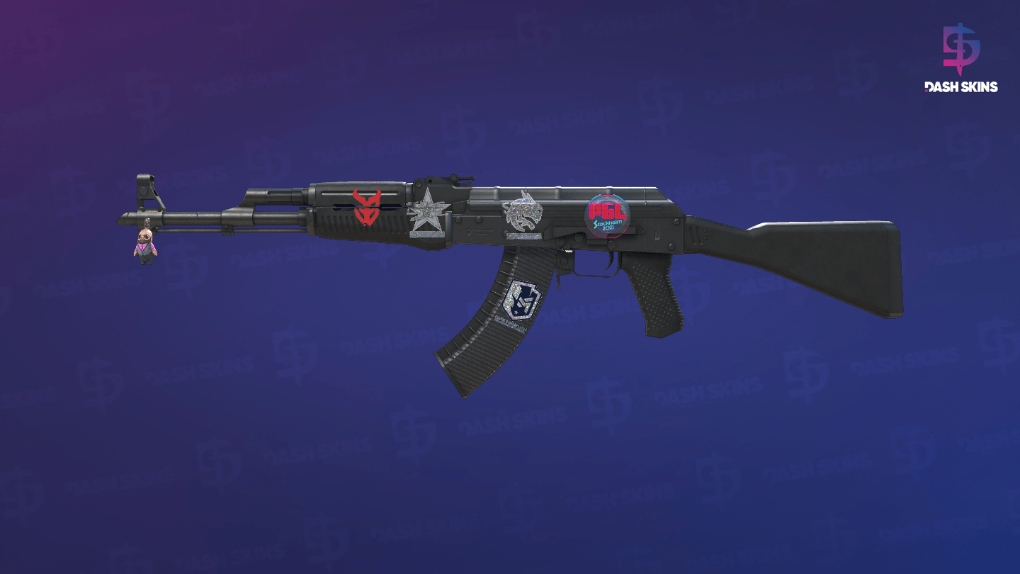 AK-47 | Slate (Well-Worn) Screenshot Playside