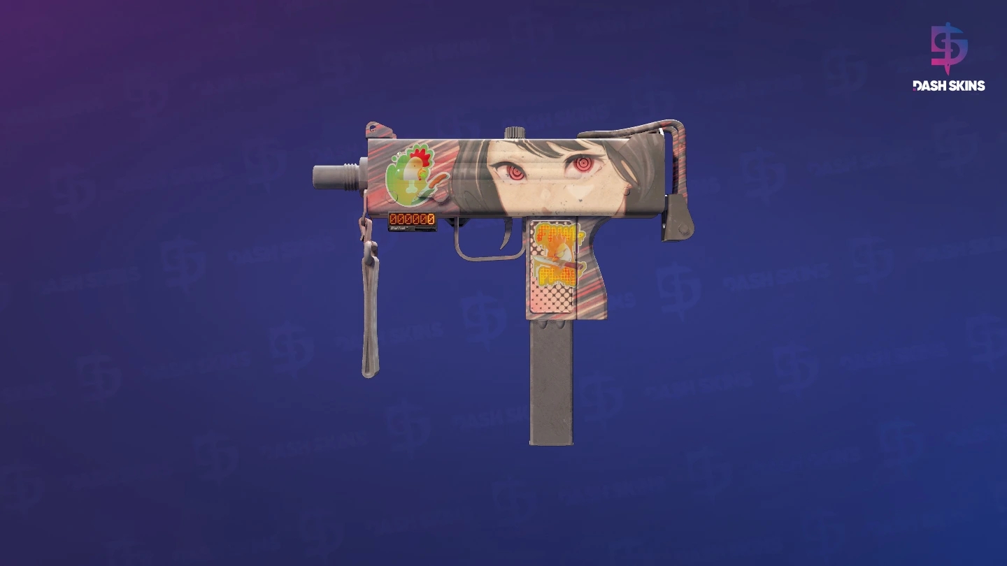 StatTrak™ MAC-10 | Sakkaku (Battle-Scarred) Screenshot Playside