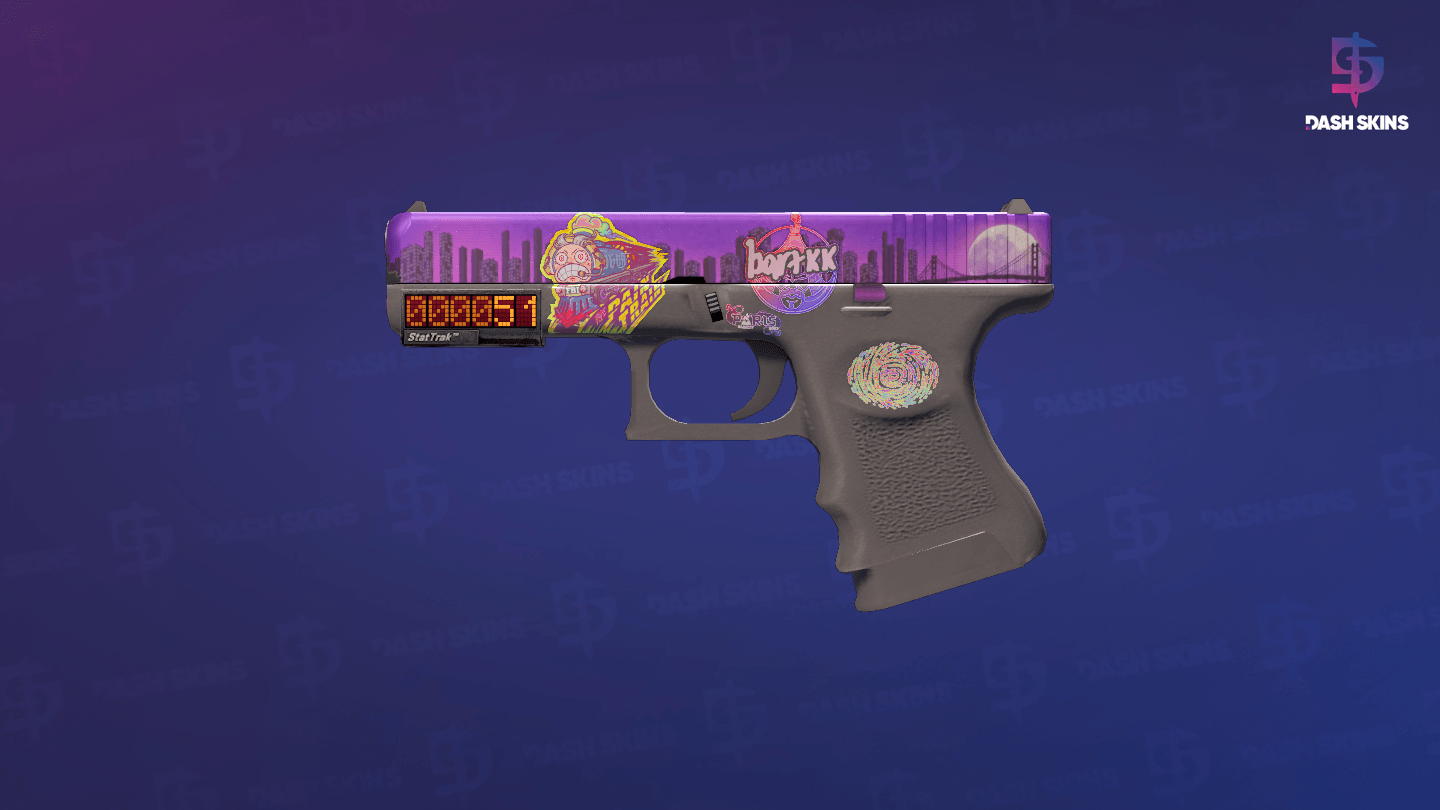 StatTrak™ Glock-18 | Moonrise (Factory New) Screenshot Playside
