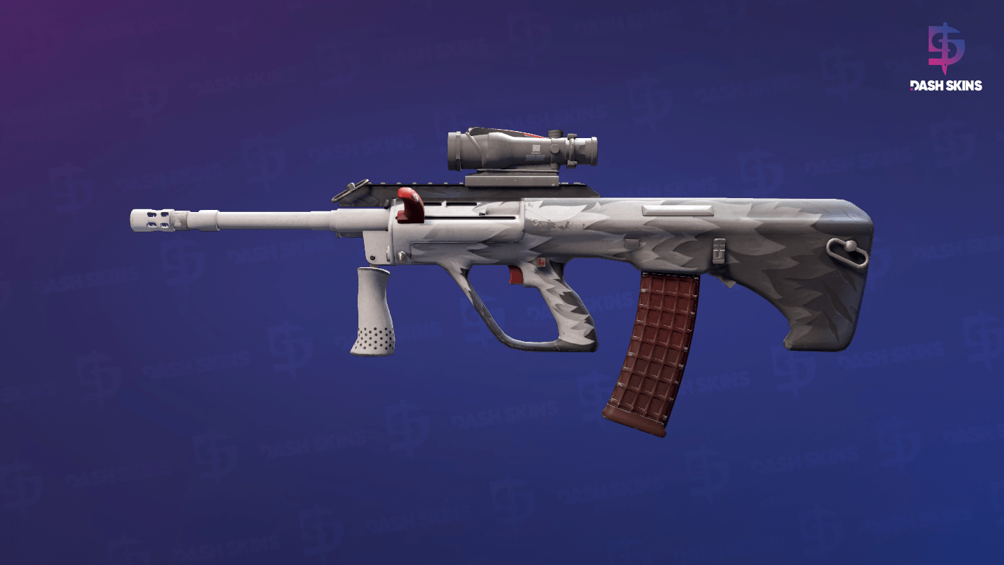 AUG | Arctic Wolf (Well-Worn) Screenshot Playside