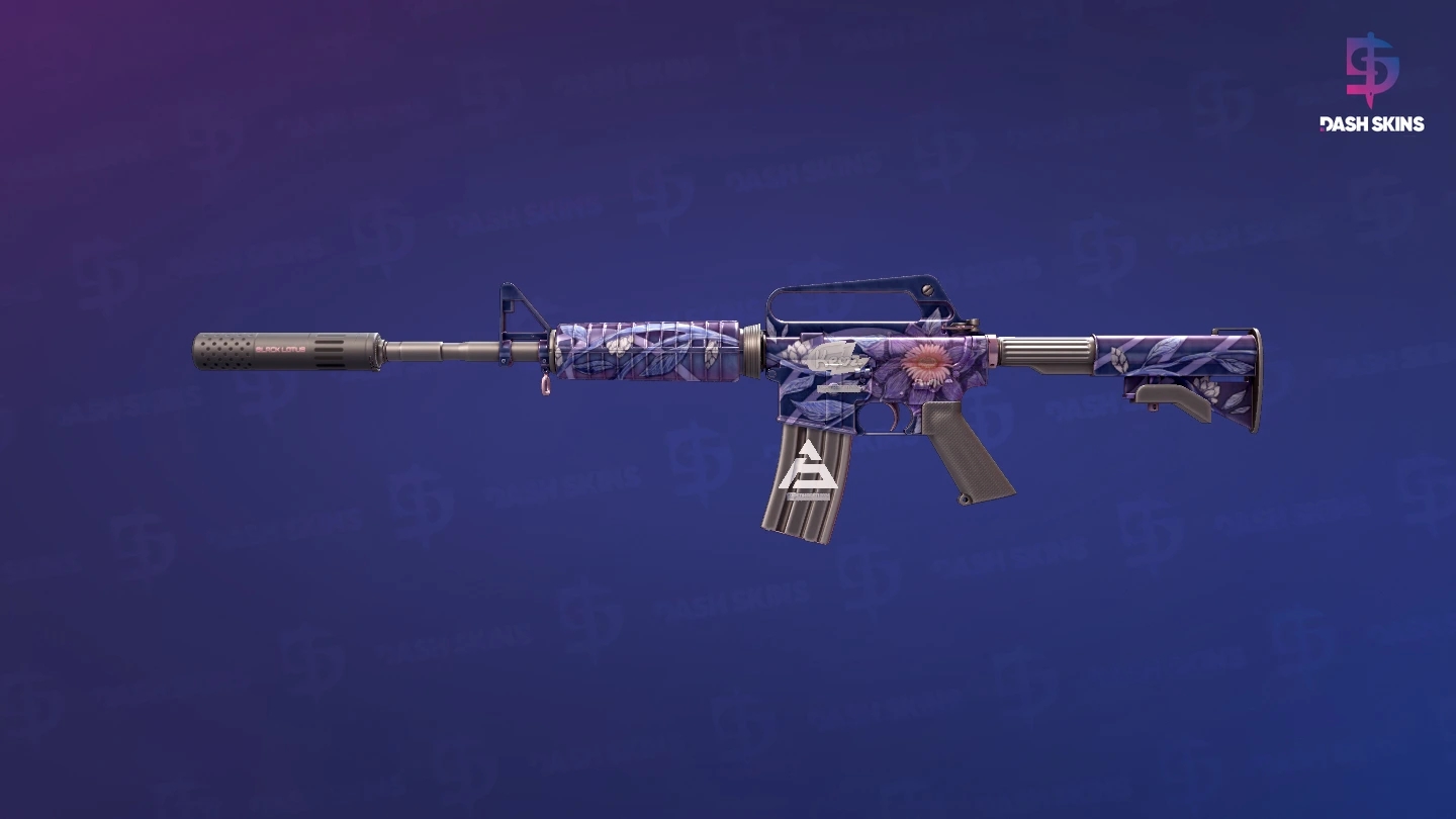 M4A1-S | Black Lotus (Minimal Wear) Screenshot Playside