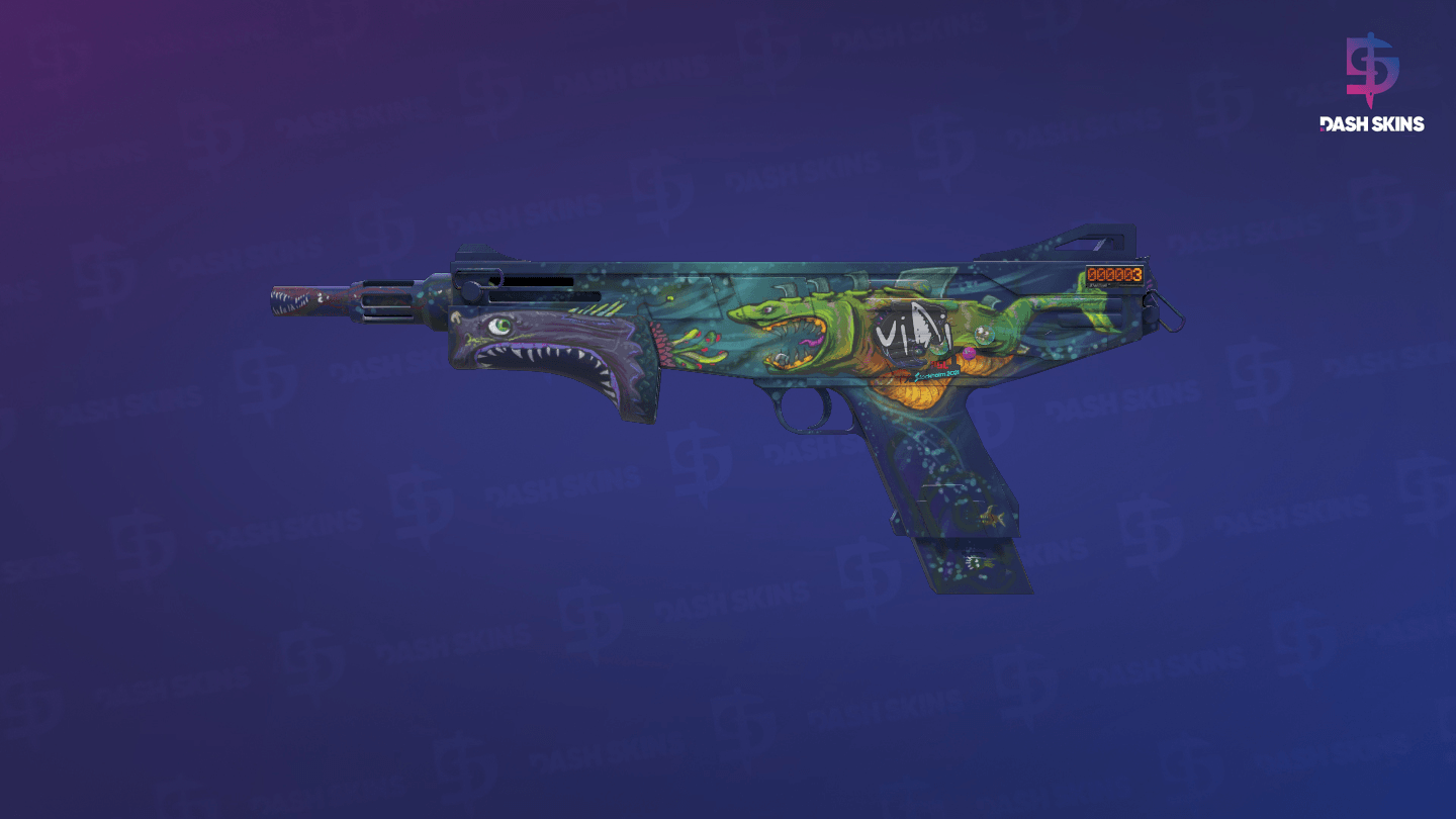 StatTrak™ MAG-7 | Monster Call (Well-Worn) Screenshot Playside