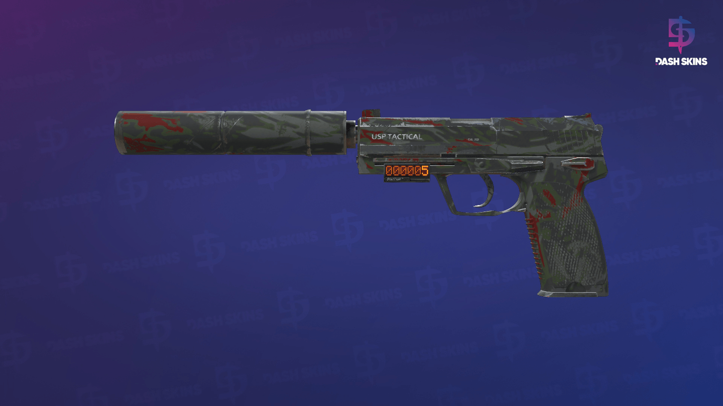 StatTrak™ USP-S | Blood Tiger (Field-Tested) Screenshot Playside