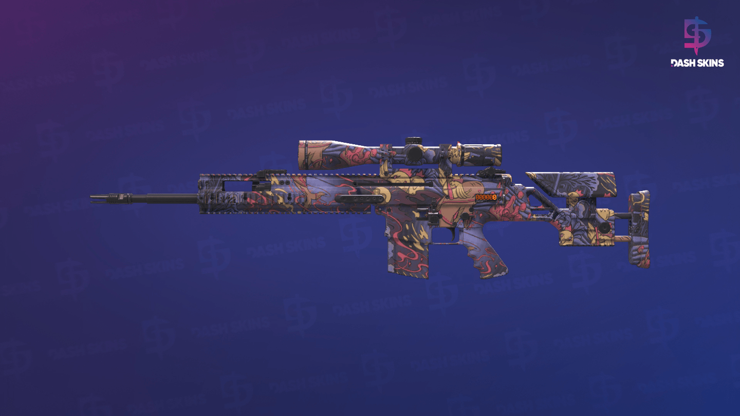 StatTrak™ SCAR-20 | Poultrygeist (Factory New) Screenshot Playside