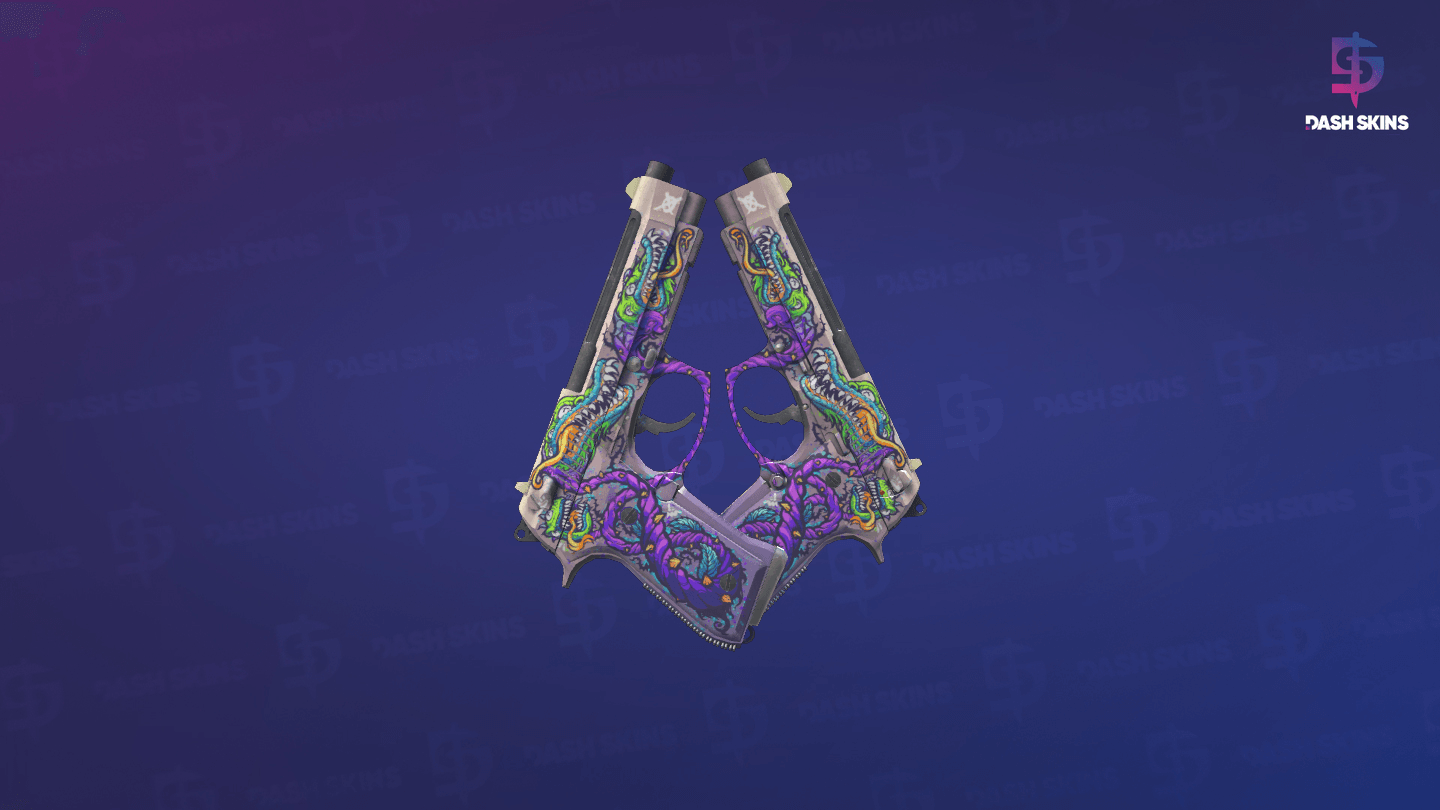 Dual Berettas | Flora Carnivora (Factory New) Screenshot Playside