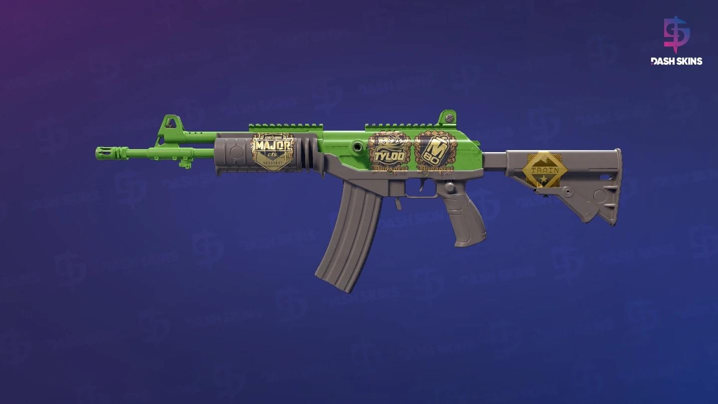 Souvenir Galil AR | Green Apple (Minimal Wear) Screenshot Playside