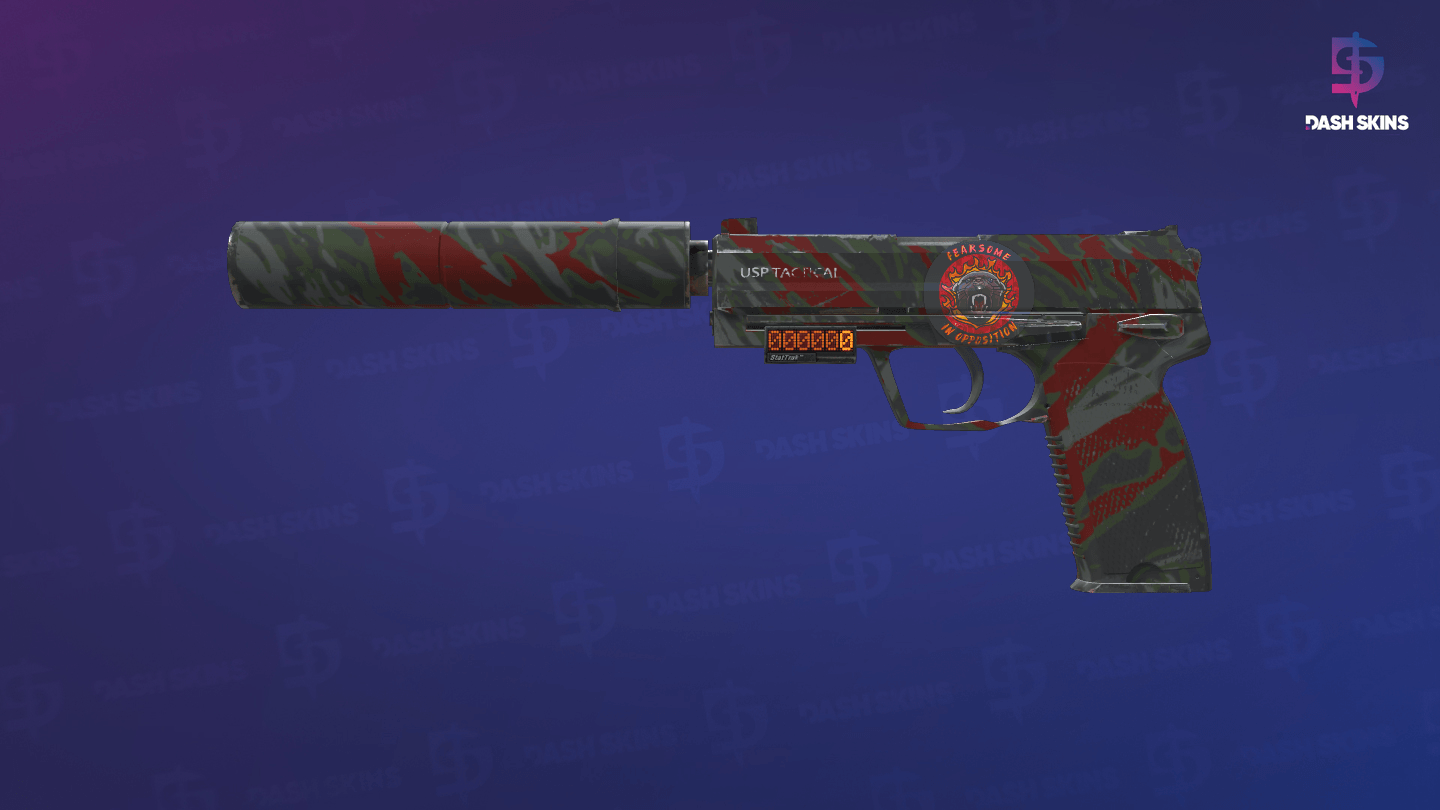 StatTrak™ USP-S | Blood Tiger (Minimal Wear) Screenshot Playside