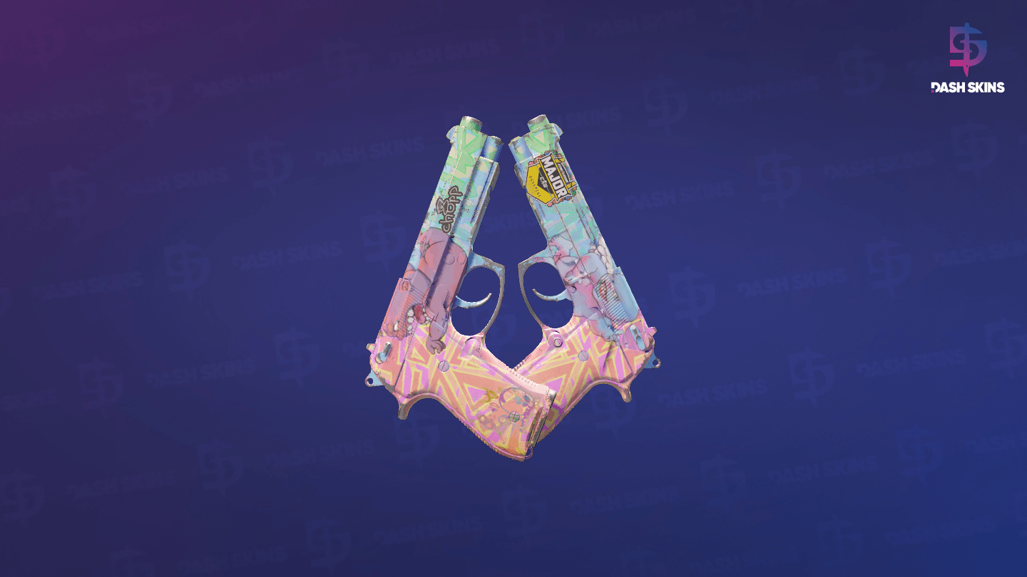 Dual Berettas | Sweet Little Angels (Field-Tested) Screenshot Playside