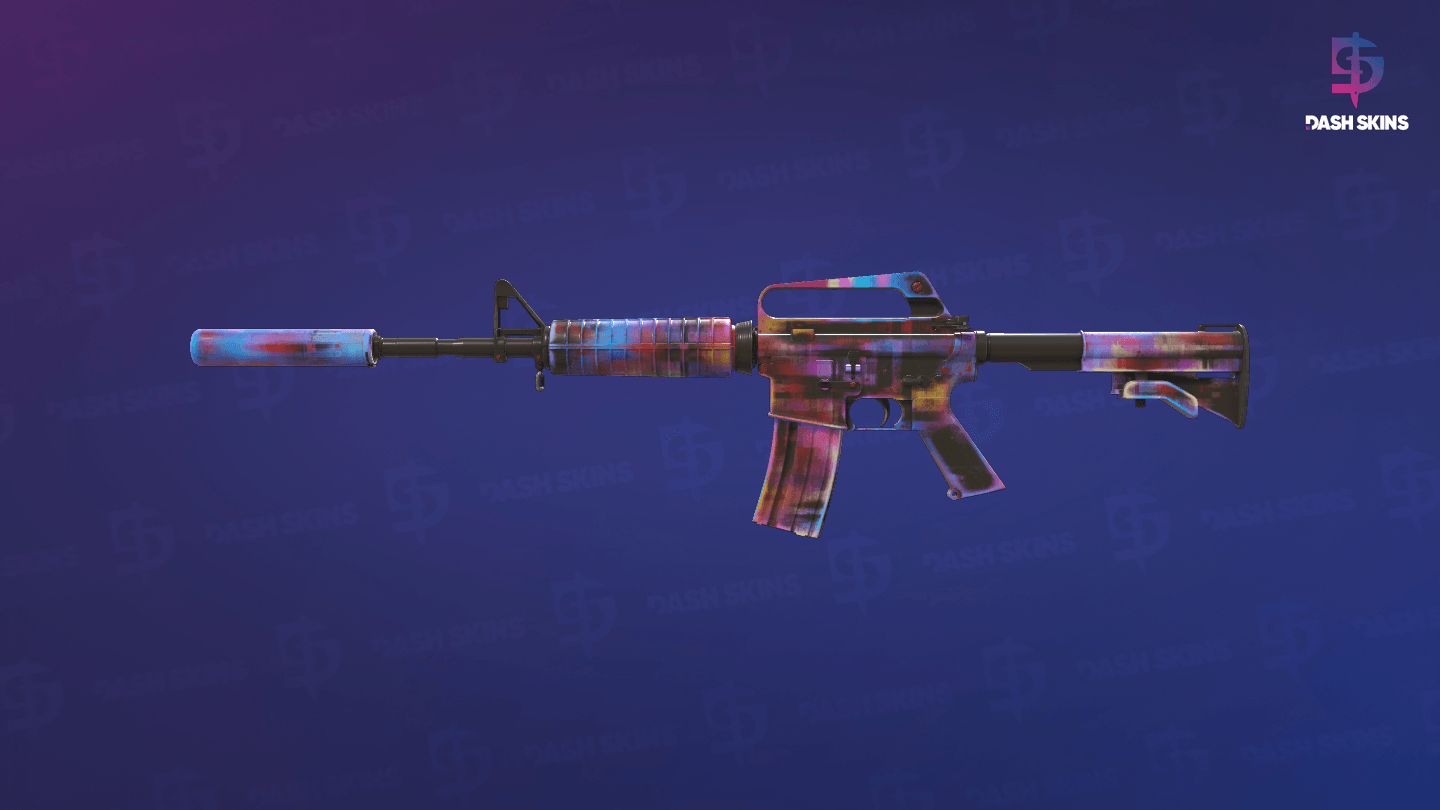 M4A1-S | Glitched Paint (Minimal Wear) Screenshot Playside