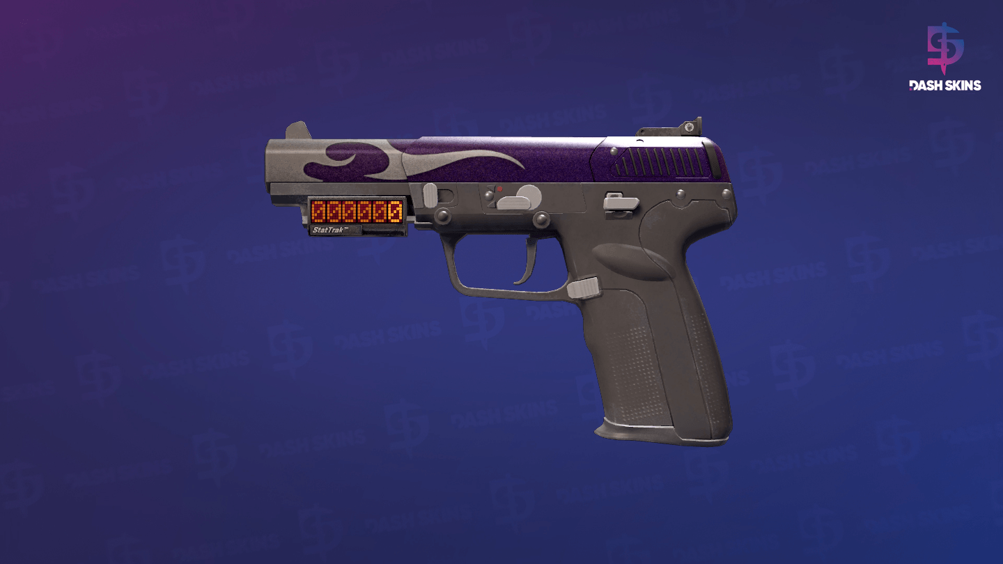 StatTrak™ Five-SeveN | Flame Test (Well-Worn) Screenshot Playside