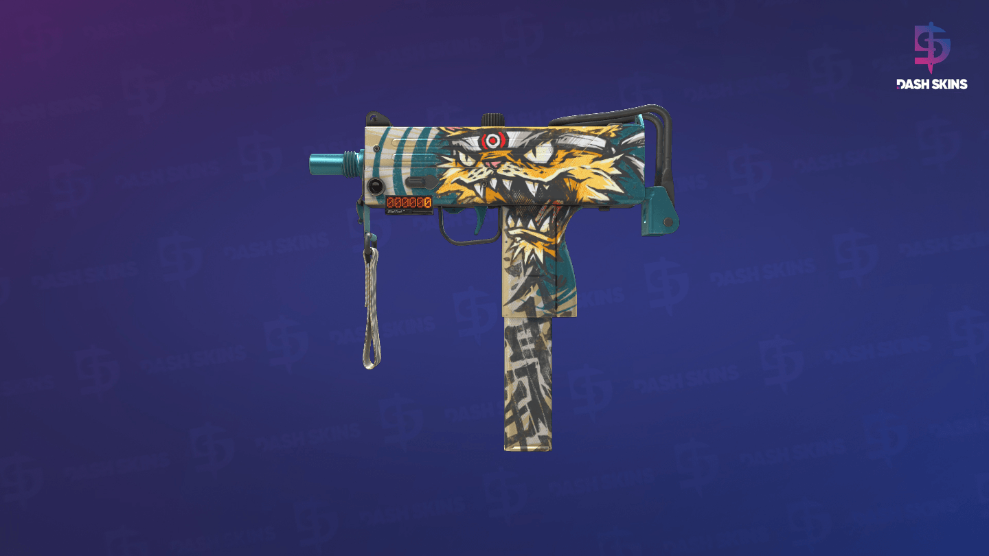 StatTrak™ MAC-10 | Cat Fight (Minimal Wear) Screenshot Playside