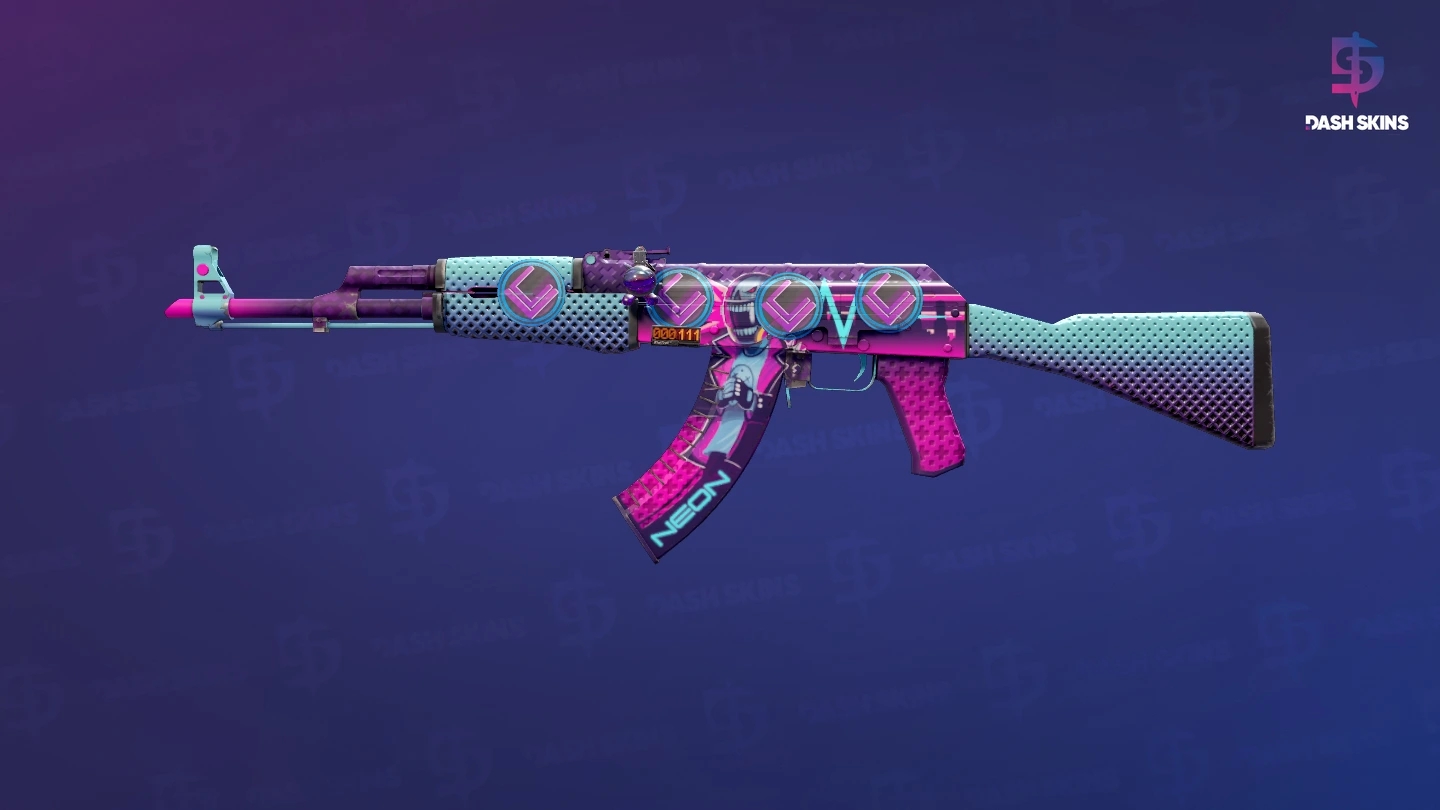 StatTrak™ AK-47 | Neon Rider (Factory New) Screenshot Playside