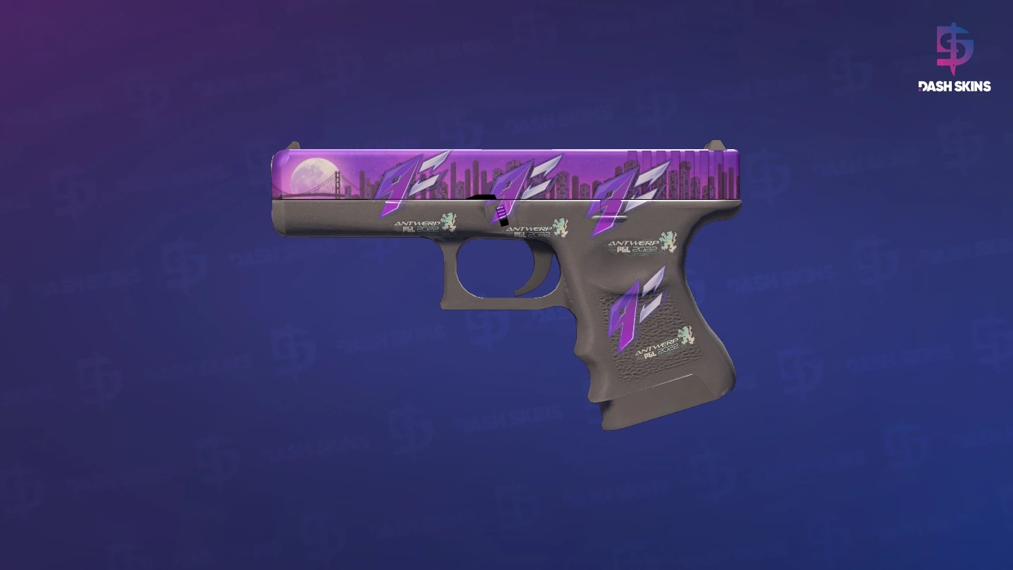 Glock-18 | Moonrise (Factory New) Screenshot Playside