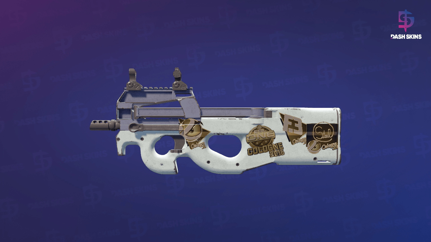 Souvenir P90 | Storm (Well-Worn) Screenshot Playside