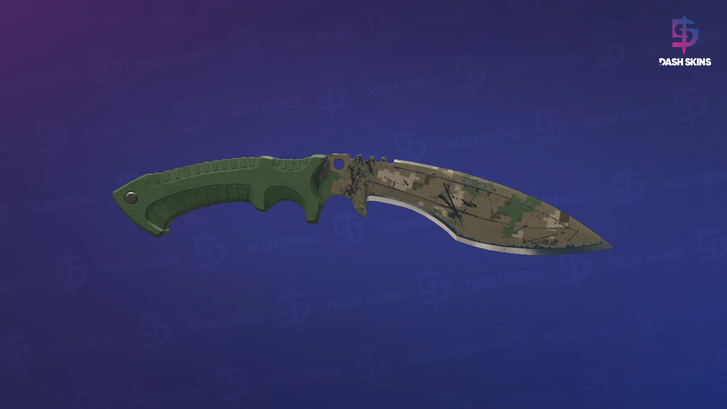 ★ Kukri Knife | Forest DDPAT (Battle-Scarred) Screenshot Playside