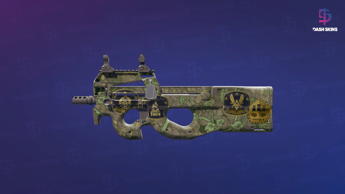 Souvenir P90 | Verdant Growth (Field-Tested) Screenshot Playside