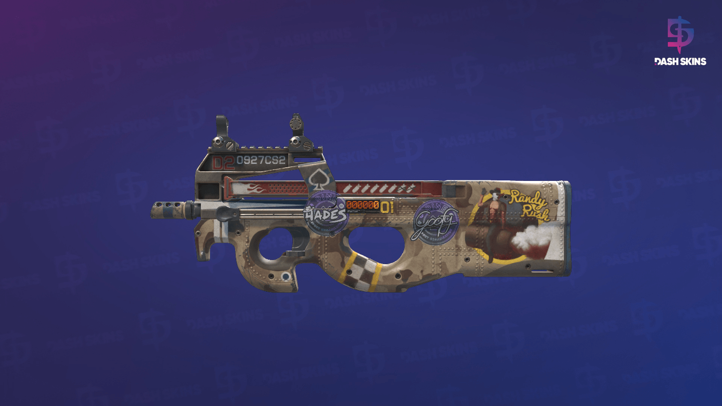 StatTrak™ P90 | Randy Rush (Well-Worn) Screenshot Playside